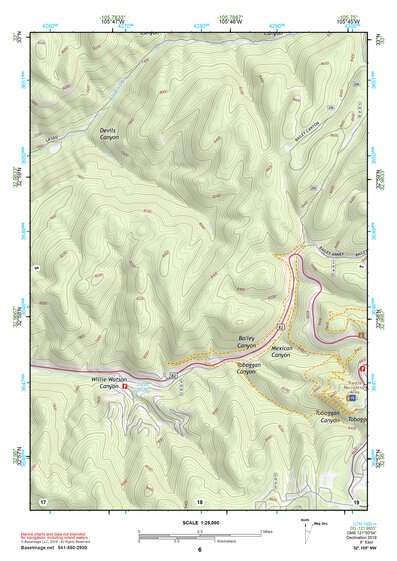 32105NW Page 6 Alamogordo Topo Preview 1