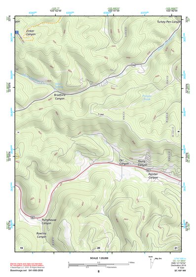 32105NW Page 8 Alamogordo Topo Preview 1