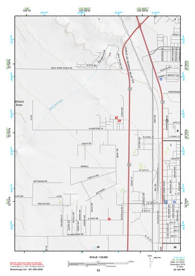 32105NW Page 13 Alamogordo Topo Preview 1