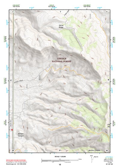 32105NW Page 15 Alamogordo Topo Preview 1