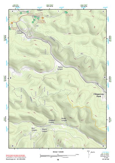 32105NW Page 19 Alamogordo Topo Preview 1