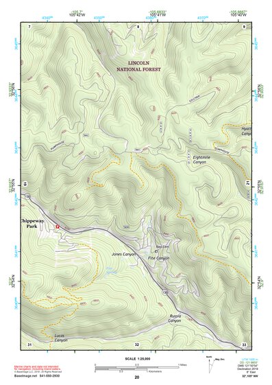 32105NW Page 20 Alamogordo Topo Preview 1