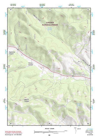 32105NW Page 23 Alamogordo Topo Preview 1