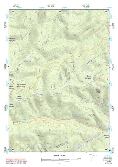 32105NW Page 31 Alamogordo Topo Preview 1