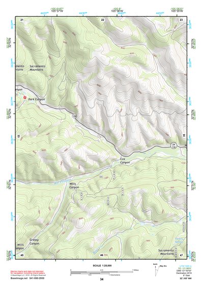 32105NW Page 34 Alamogordo Topo Preview 1