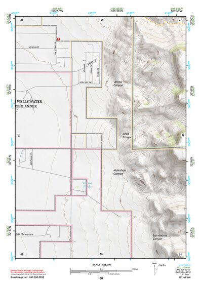 32105NW Page 38 Alamogordo Topo Preview 1