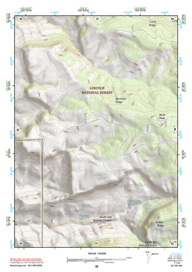 32105NW Page 39 Alamogordo Topo Preview 1