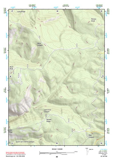 32105NW Page 40 Alamogordo Topo Preview 1