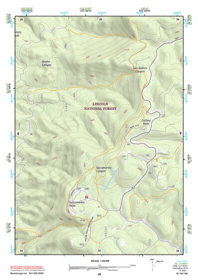 32105NW Page 41 Alamogordo Topo Preview 1