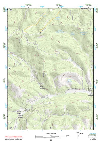 32105NW Page 46 Alamogordo Topo Preview 1