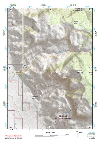 32105NW Page 51 Alamogordo Topo Preview 1