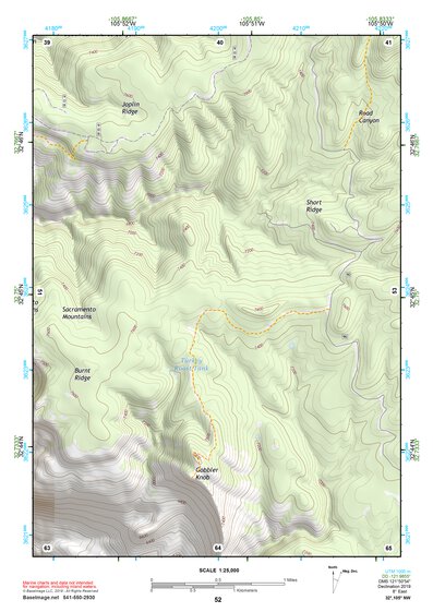 32105NW Page 52 Alamogordo Topo Preview 1