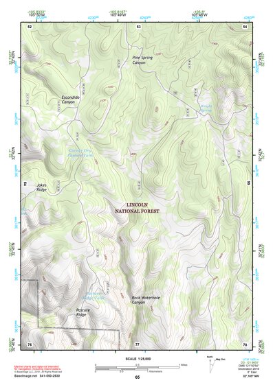 32105NW Page 65 Alamogordo Topo Preview 1