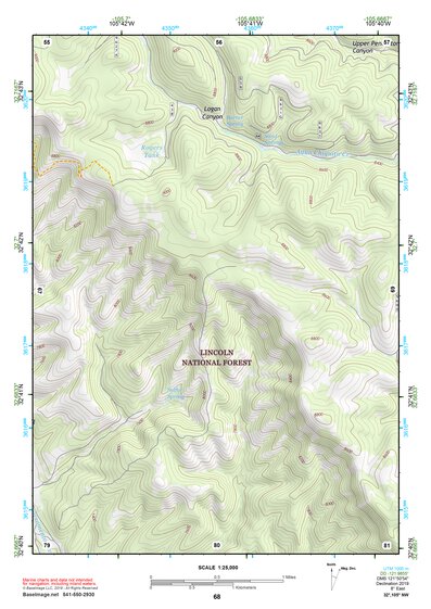 32105NW Page 68 Alamogordo Topo Preview 1