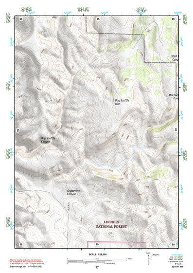 32105NW Page 77 Alamogordo Topo Preview 1