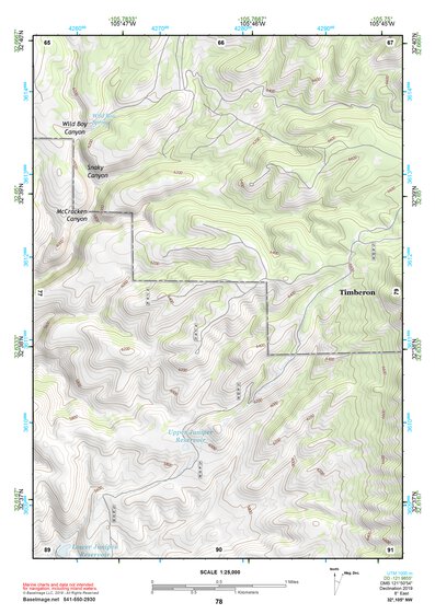 32105NW Page 78 Alamogordo Topo Preview 1