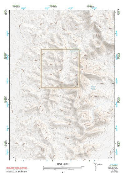 32105SE Page 5 Crow Flats Topo Preview 1