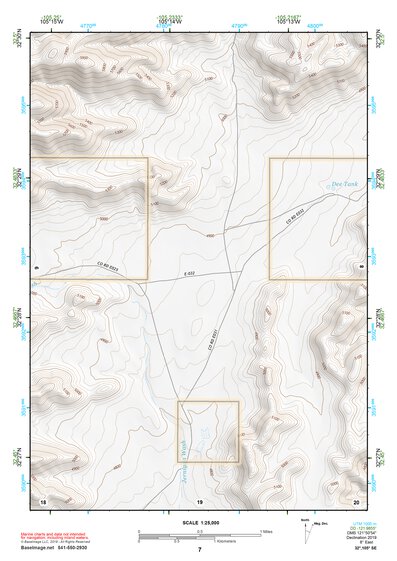 32105SE Page 7 Crow Flats Topo Preview 1