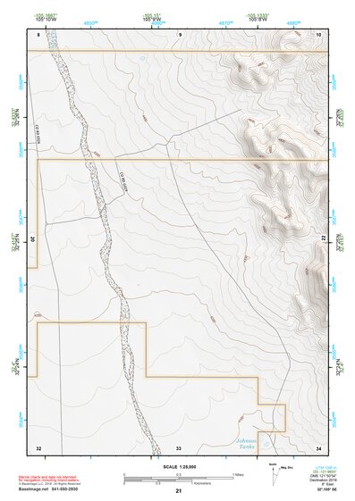 32105SE Page 21 Crow Flats Topo Preview 1