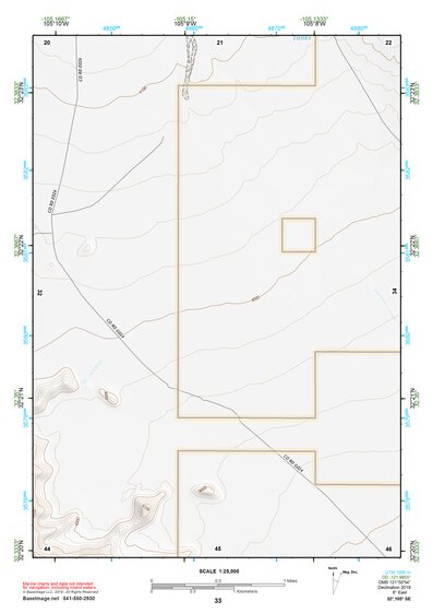 32105SE Page 33 Crow Flats Topo Preview 1