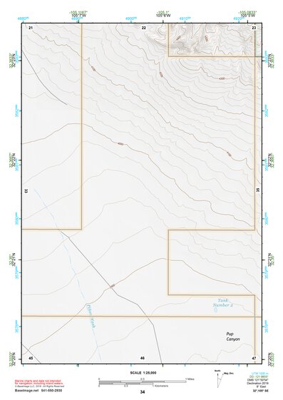 32105SE Page 34 Crow Flats Topo Preview 1