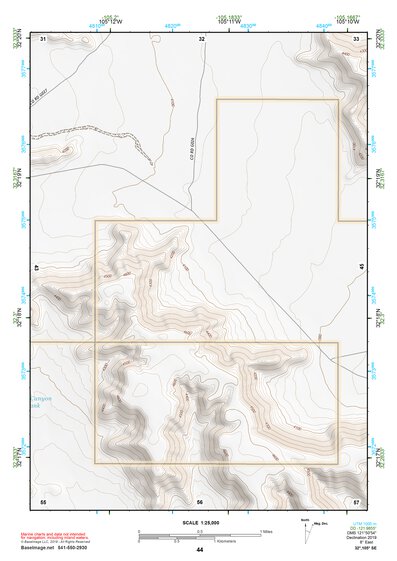 32105SE Page 44 Crow Flats Topo Preview 1