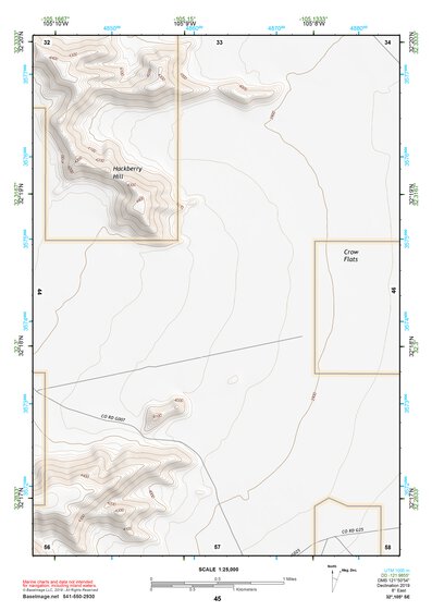 32105SE Page 45 Crow Flats Topo Preview 1