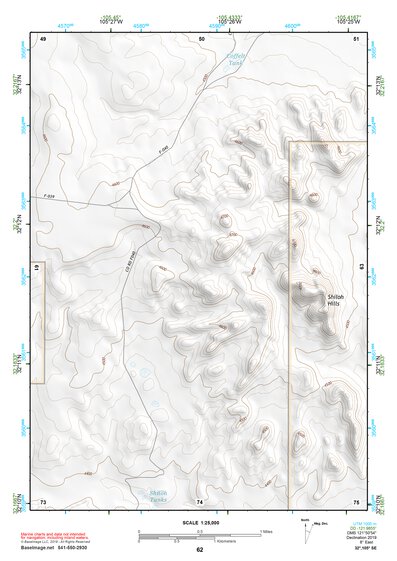 32105SE Page 62 Crow Flats Topo Preview 1