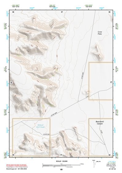 32105SE Page 69 Crow Flats Topo Preview 1