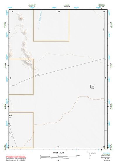 32105SE Page 70 Crow Flats Topo Preview 1