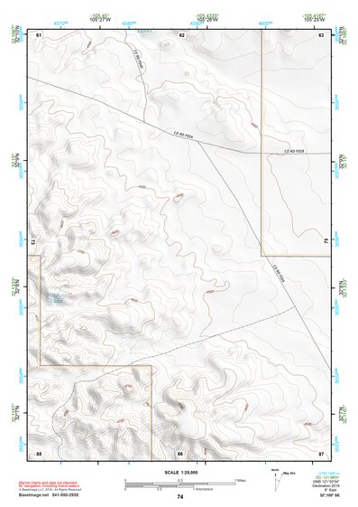 32105SE Page 74 Crow Flats Topo Preview 1
