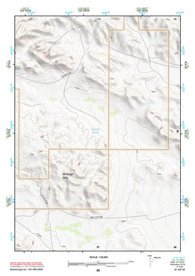 32105SE Page 85 Crow Flats Topo Preview 1