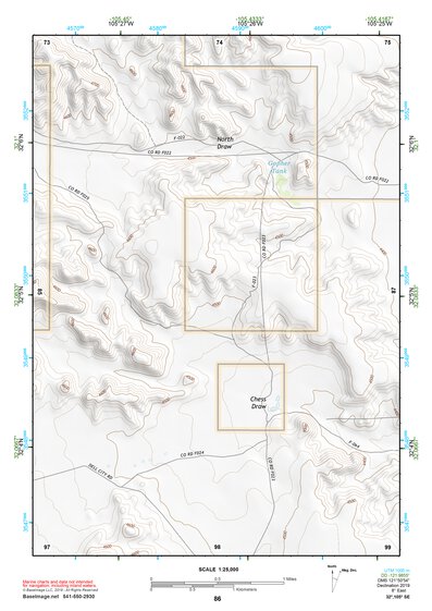 32105SE Page 86 Crow Flats Topo Preview 1