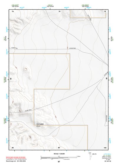 32105SE Page 87 Crow Flats Topo Preview 1
