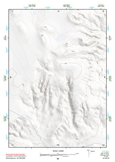32105SE Page 90 Crow Flats Topo Preview 1