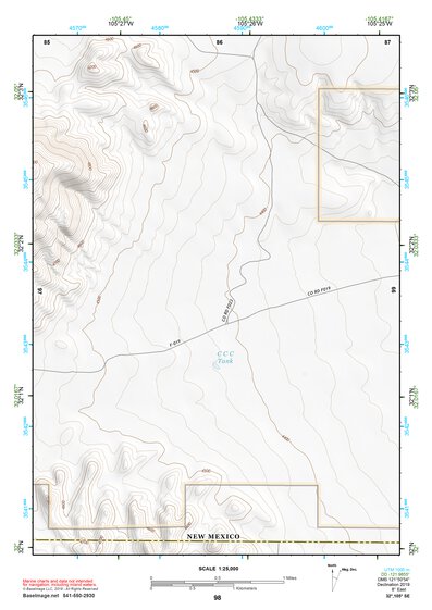 32105SE Page 98 Crow Flats Topo Preview 1