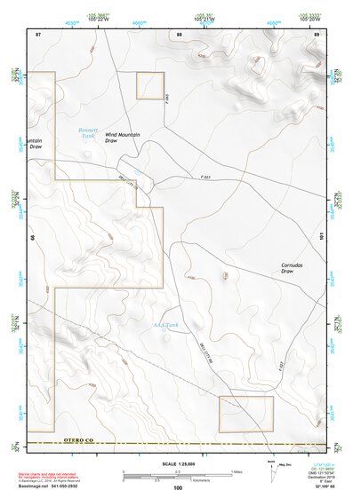 32105SE Page 100 Crow Flats Topo Preview 1
