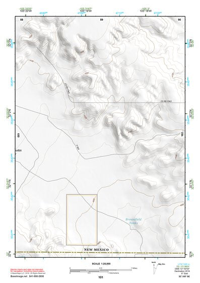 32105SE Page 101 Crow Flats Topo Preview 1