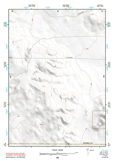 32105SE Page 102 Crow Flats Topo Preview 1