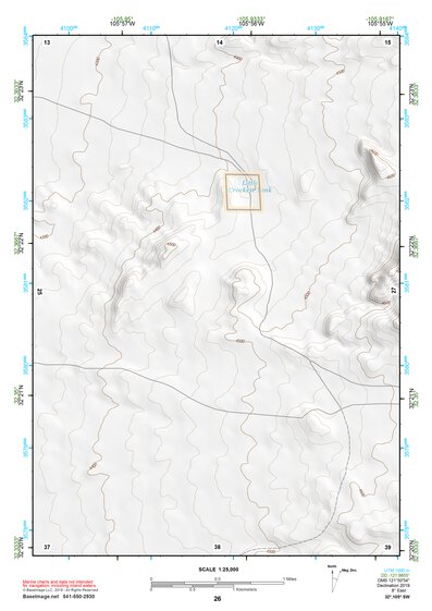 32105SW Page 26 Crow Flats Topo Preview 1