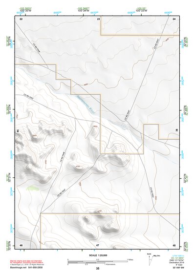 32105SW Page 35 Crow Flats Topo Preview 1