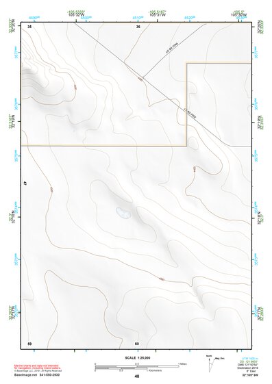32105SW Page 48 Crow Flats Topo Preview 1