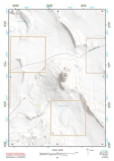 32106NE Page 71 White Sands Topo Preview 1