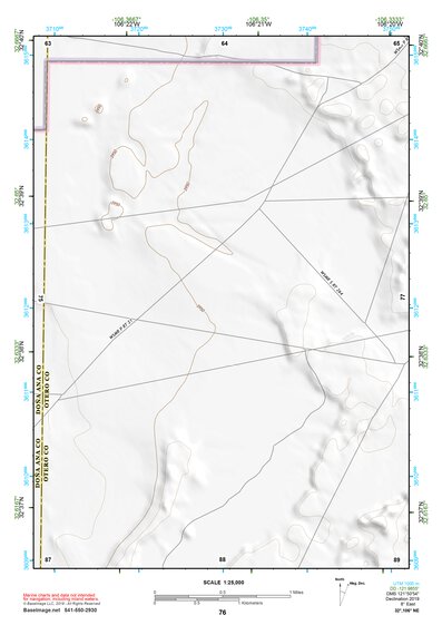 32106NE Page 76 White Sands Topo Preview 1