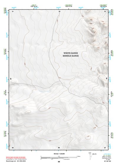 32106NW Page 44 White Sands Topo Preview 1