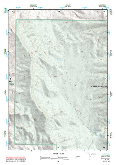 32106NW Page 46 White Sands Topo Preview 1