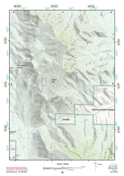 32106NW Page 59 White Sands Topo Preview 1