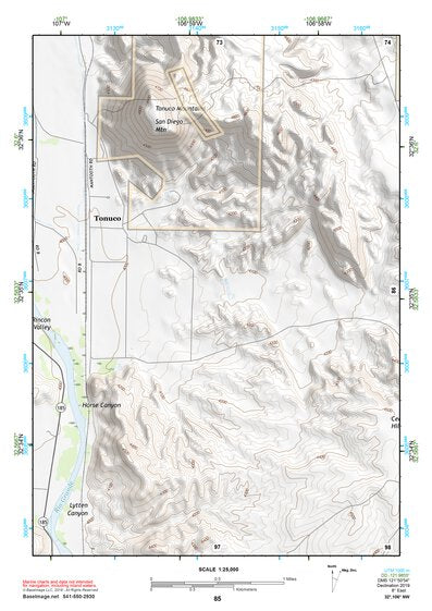 32106NW Page 85 White Sands Topo Preview 1