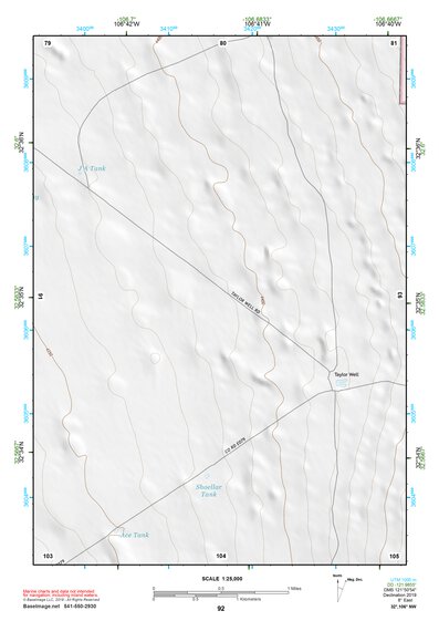 32106NW Page 92 White Sands Topo Preview 1