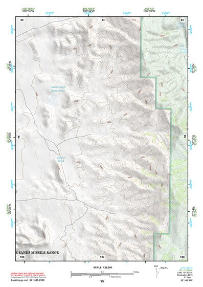 32106NW Page 95 White Sands Topo Preview 1